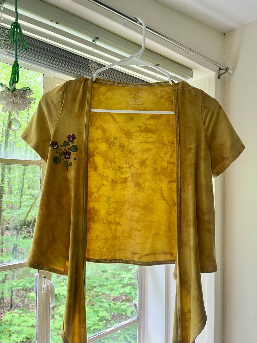 Purusha People Divine Connection Short Sleeved Wrap Top